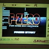 F-Zero is demoed on the Game Boy Advance using a Wide Boy 64.